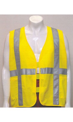 GV.2006 Hi Vis Safety Vest with 3M sew on Tape (Qty 100+ 30% Off)