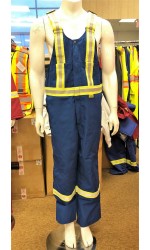 GB.309A Nomex IIIA Unlined Bib Overall with Full Stripes