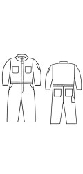 G2.786 65/35 Poly/Cotton Kid's Unlined Coverall
