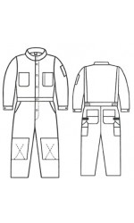 G4.7011 88/12 Fire & Arc Resistant Canvas Unlined Coveralls