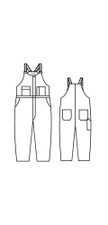 GB.705A Kermel Unlined Bib Overall