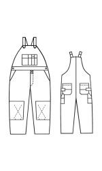 GB.710 88/12 Fire & Arc Resistant Canvas Unlined Bib Overalls