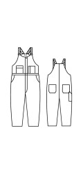 GB.715A Kermel Vapro-Lite Unlined Bib Overall