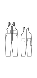 GB.719A Nomex IIIA Vapro-Lite Unlined Bib Overall