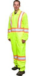 GK.6006 100% Polyester High Visibility Highway Coverall