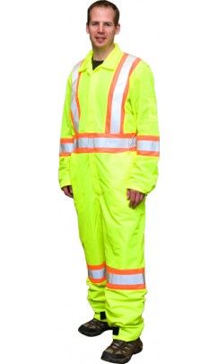 GK.6006 100% Polyester High Visibility Highway Coverall