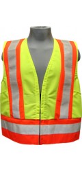GV.2266 100% Polyester High Visibility Highway Traffic Safety Vest