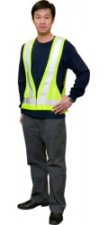 GV.2626 100% Polyester High Visibility Highway Traffic Vest