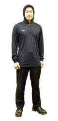 NM.P49 Nomex Jersey Half Zippered Long Sleeve Hooded Pullover