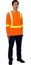 T.ORG.L 100% Cotton Long Sleeves Safety T-Shirt