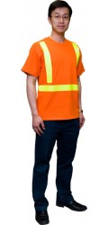 T.ORG.S 100% Cotton Short Sleeves Safety T-Shirt